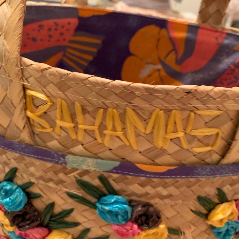 Bahamas wicker bag - Picture 3 of 6